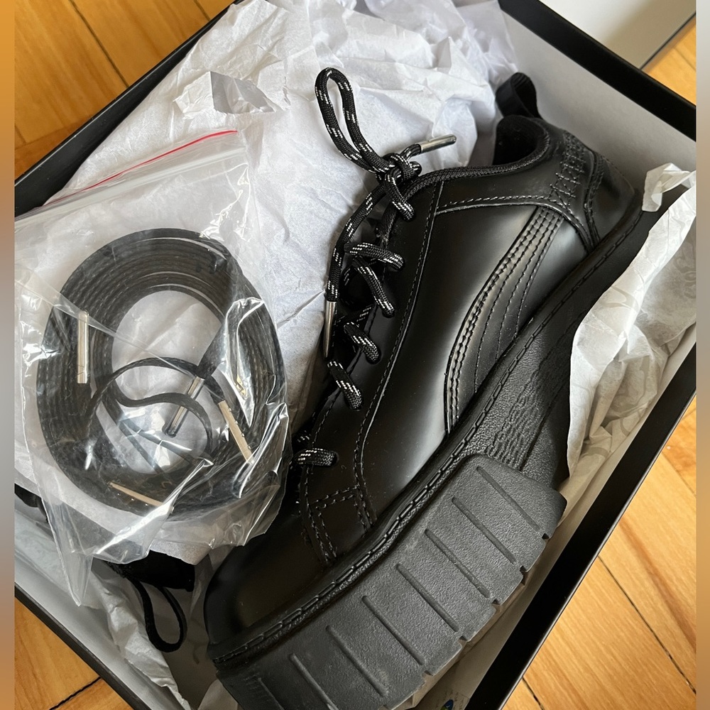 PUMA Black Platform Shoes